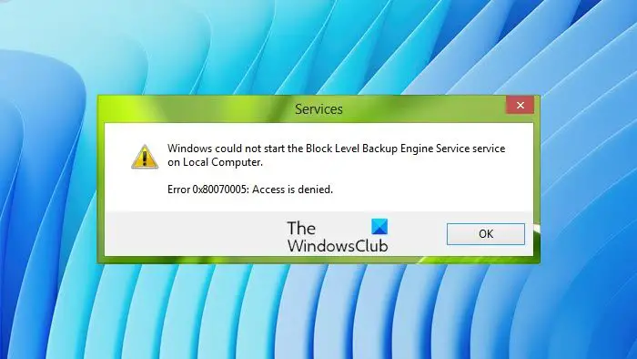 Windows 11 - Błąd 0x80070005