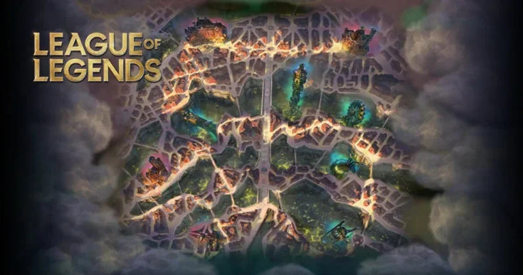 League of Legends mapowanie