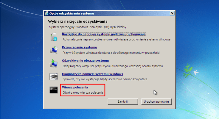 Reinstalacja Windows 7 bez utraty danych