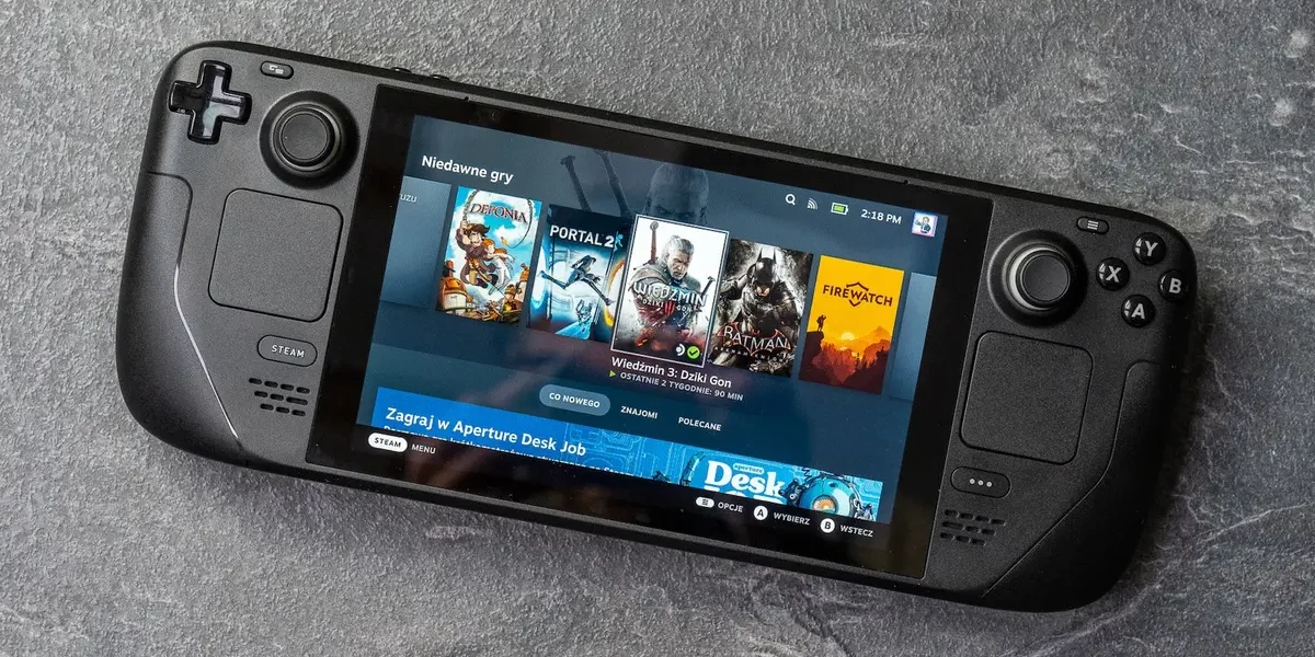 Jak Steam Deck umożliwia granie w gry ze Steam Library w trybie przenośnym