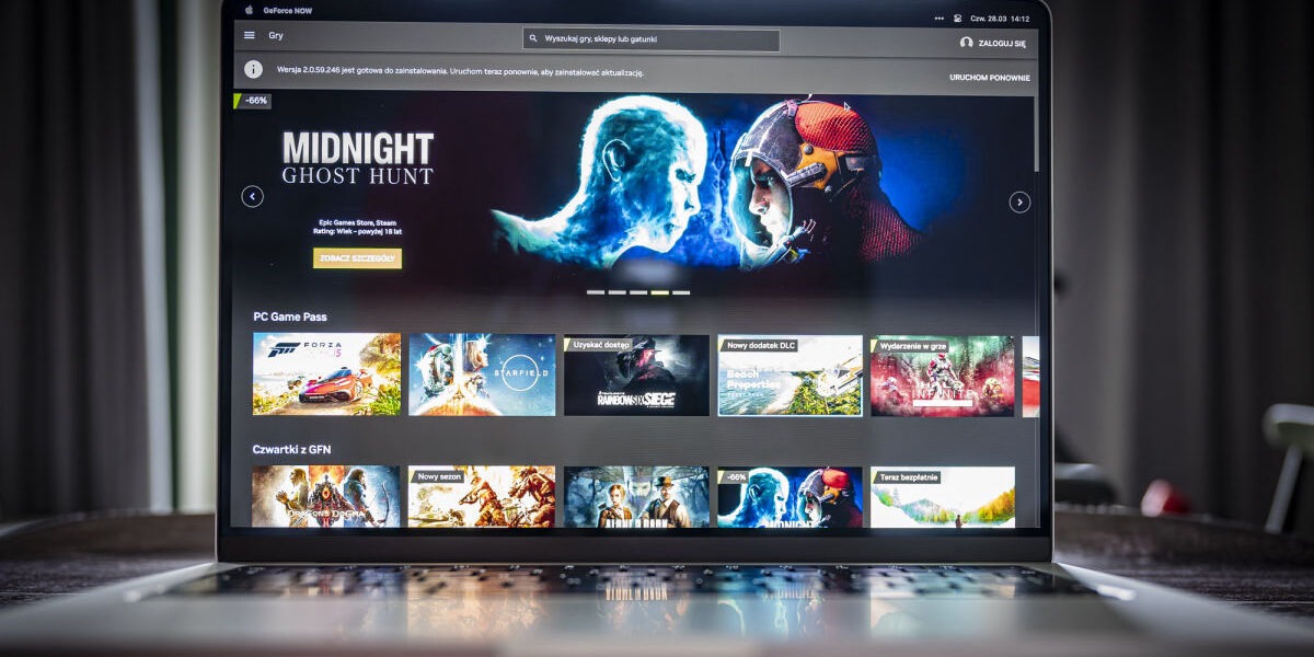 Porównanie platform do gier w chmurze na MacBooku