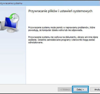 Jak sprawdzić, czy funkcja przywracania systemu jest włączona w systemie Windows 10?