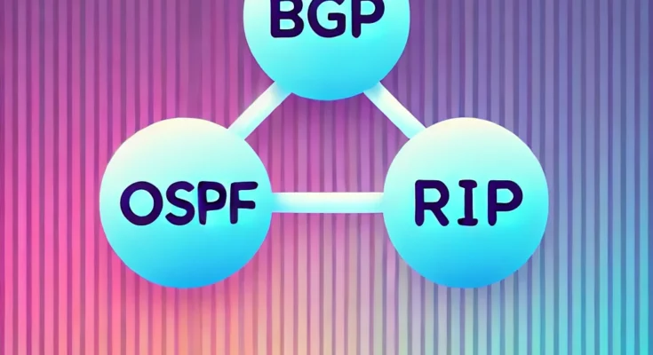 Porównanie dynamicznych protokołów routingu: OSPF vs. BGP vs. RIP