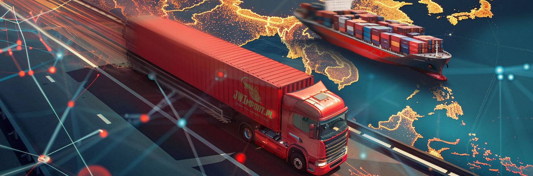 Transport towaru z chin