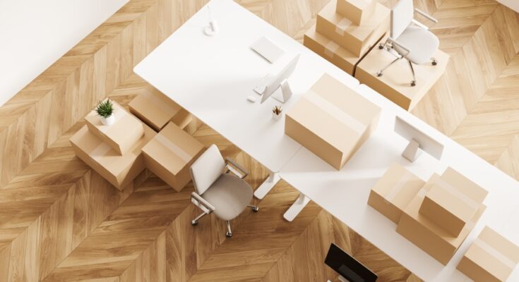 Przeprowadzka firmy informatycznej z pomocą firmy transportowej