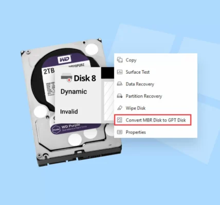 Konwersja dysku z MBR na GPT w Windows 12: Znaczenie dla bezpieczeństwa i funkcji