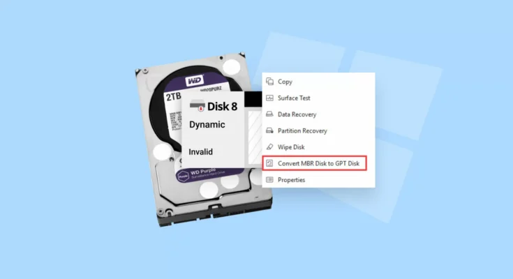 Konwersja dysku z MBR na GPT w Windows 12: Znaczenie dla bezpieczeństwa i funkcji