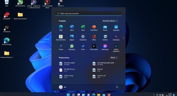 Menu Start działa bardzo wolno lub przestaje odpowiadać po aktualizacji