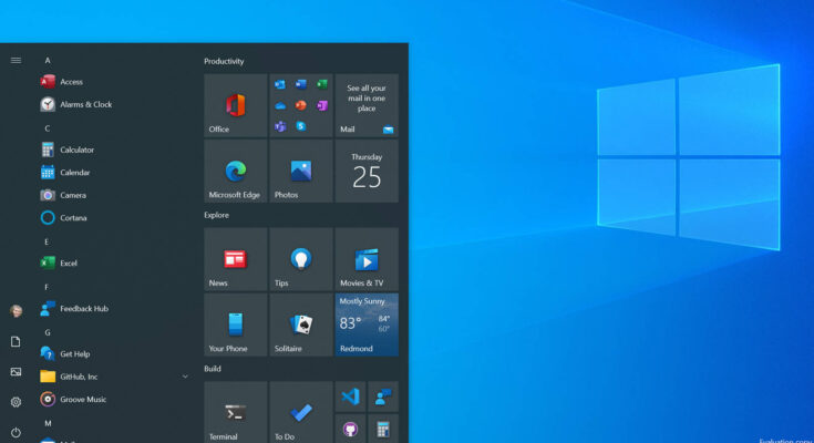 Menu Start i pasek zadań przestają działać po aktualizacji
