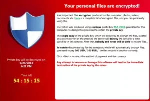 CryptoLocker Ransomware