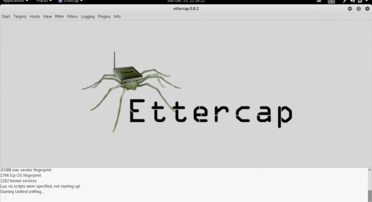 Ettercap – narzędzie do ataków Man-in-the-Middle i sniffingu