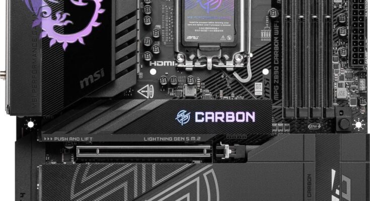 MSI MPG Z890 CARBON WIFI – Płyta główna do podkręcania w 2025 roku