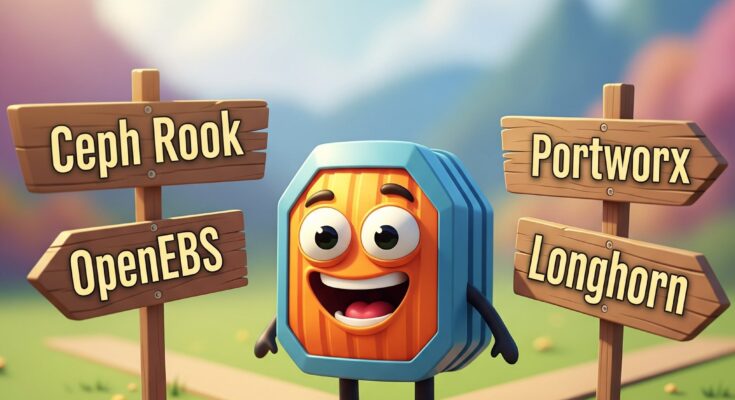 Cloud Native Storage – porównanie nowoczesnych rozwiązań: Longhorn, OpenEBS, Rook-Ceph