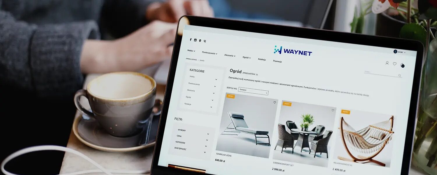 Platforma PrestaShop B2B prezentująca ofertę sprzedaży hurtowej