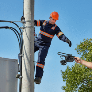 Lineo uchwyt odciągowy abonencki światłowodowy