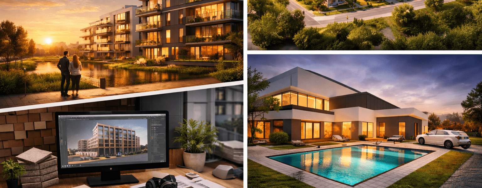 Fotorealistyczne wizualizacje budynków 3D jako wsparcie sprzedaży i marketingu inwestycji