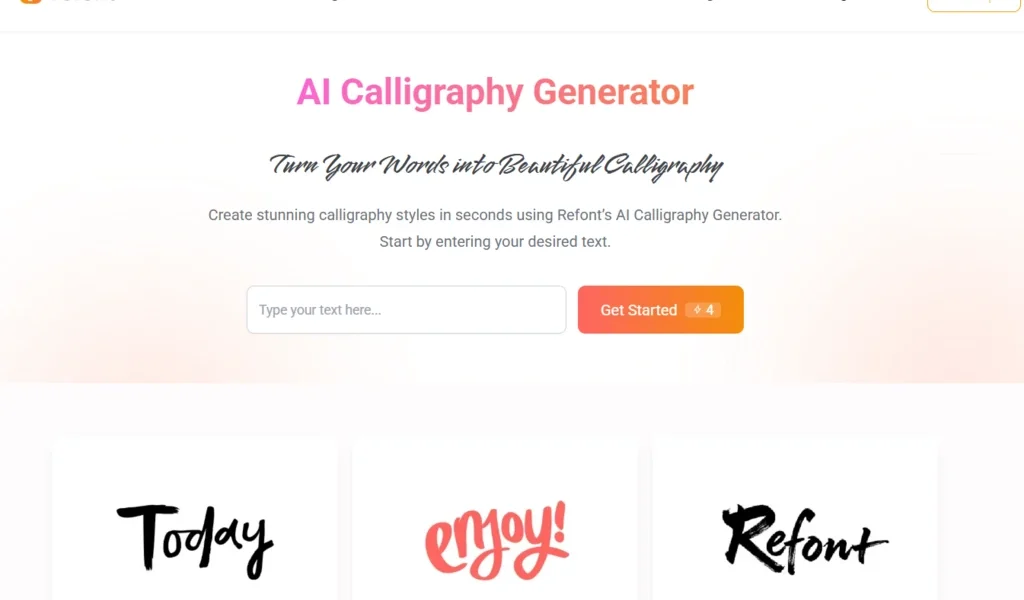 Escaping Font Fatigue: Crafting Unique Brand Identities with an AI Calligraphy Font Generator