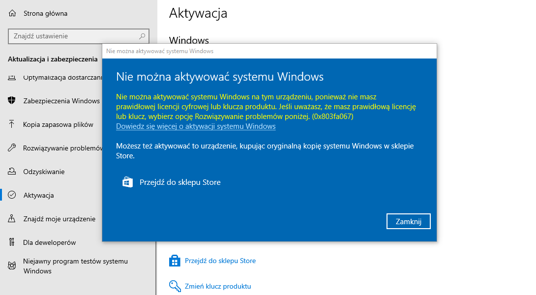 Dlaczego Windows 12 nie aktywuje się mimo poprawnego klucza produktu