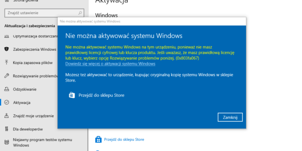 Dlaczego Windows 12 nie aktywuje się mimo poprawnego klucza produktu