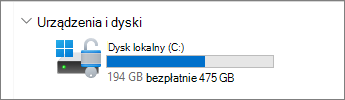Dlaczego system pokazuje błędną ilość wolnego miejsca na dysku