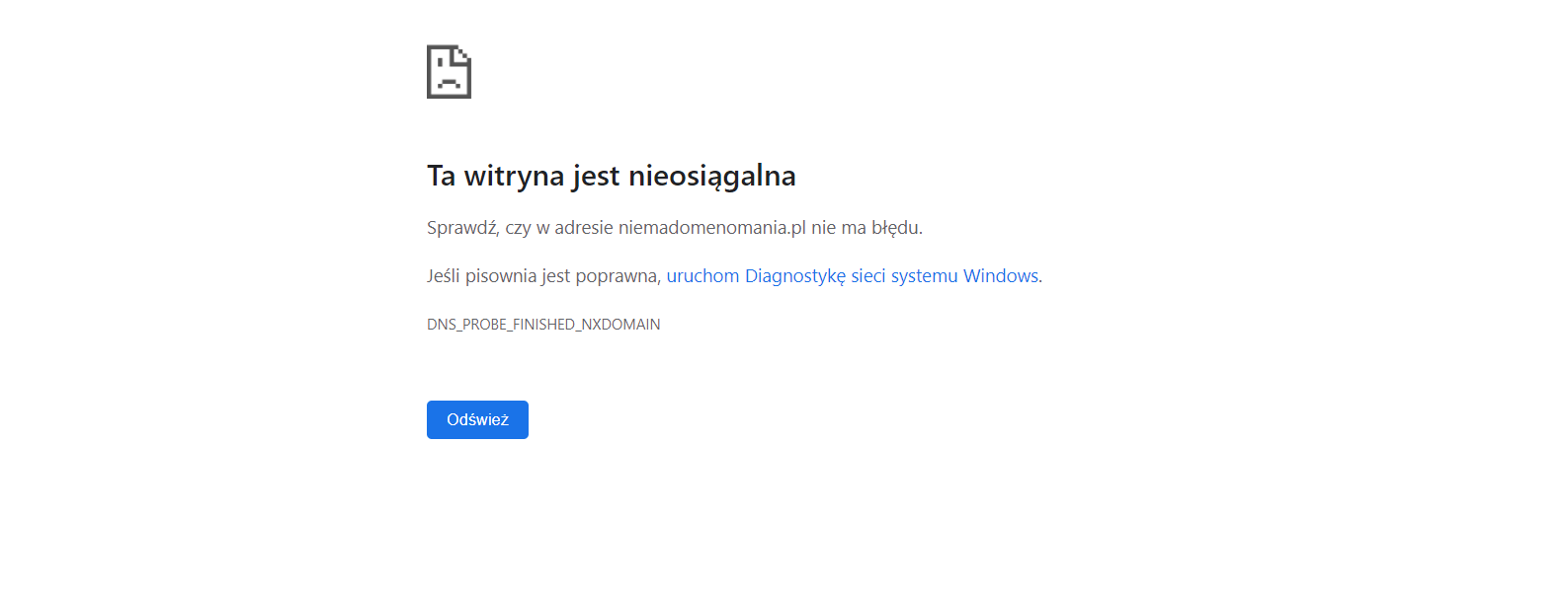 Internet działa, ale strony się nie otwierają – problem z DNS lub przeglądarką
