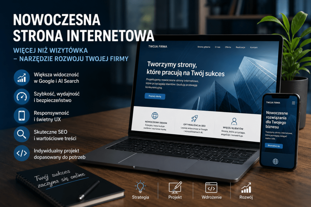 Tworzenie stron i sklepów internetowych